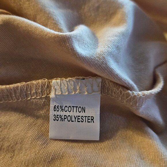 Womens Beige Button-Front Sleeveless A-Line Boho Summer Dress Size Small Casual - Picture 11 of 11